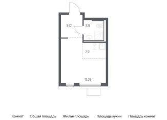 Продается квартира студия, 22.3 м2, Московская область, жилой комплекс Горки Парк, 6.1