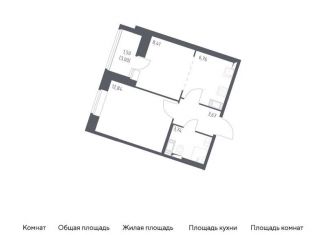 Продам двухкомнатную квартиру, 36.9 м2, посёлок Песочный