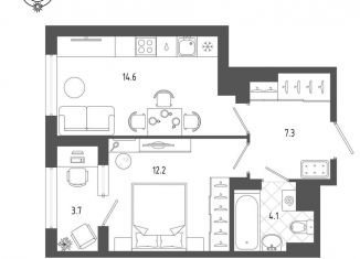 Продажа 1-комнатной квартиры, 40 м2, Санкт-Петербург, Измайловский бульвар, 9, Адмиралтейский район