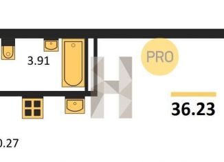 Продаю квартиру студию, 36.2 м2, село Новая Усмань