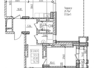 Продаю 3-комнатную квартиру, 76.8 м2, Новосибирск, метро Площадь Гарина-Михайловского, Фабричная улица, 65/4