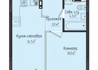 Продается 1-ком. квартира, 32.9 м2, Удмуртия, жилой комплекс Город Оружейников, 22