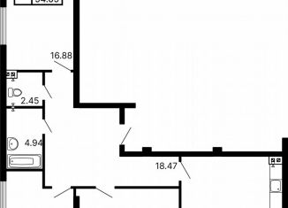 Продаю 3-ком. квартиру, 94.5 м2, Самара, Октябрьский район