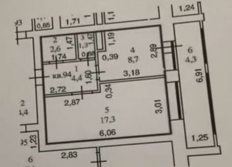 Продается 1-ком. квартира, 38.6 м2, Марий Эл, улица Мира, 24