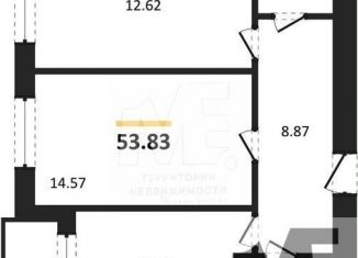 2-ком. квартира на продажу, 53.8 м2, Калининград, Суздальская улица, 15