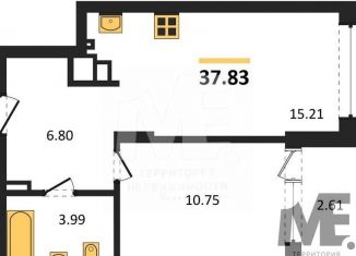 Продается 1-ком. квартира, 37.8 м2, Калининград, Батальная улица, 65Б