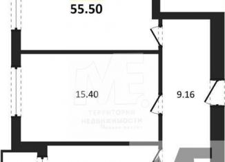 Продам 2-ком. квартиру, 55.5 м2, Калининград, Суздальская улица, 15