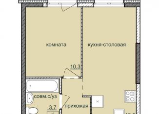 Продаю однокомнатную квартиру, 32.5 м2, Ижевск, ЖК Ежевика