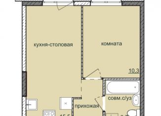 1-ком. квартира на продажу, 32.5 м2, Ижевск, ЖК Ежевика