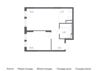 Продам 1-комнатную квартиру, 40.2 м2, Москва, жилой комплекс Молжаниново, к1, метро Пятницкое шоссе