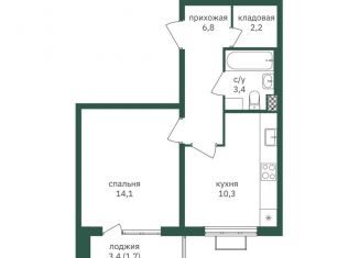 Продажа 1-ком. квартиры, 38.5 м2, Москва, метро Улица Старокачаловская, жилой комплекс Зелёная Вертикаль, 4