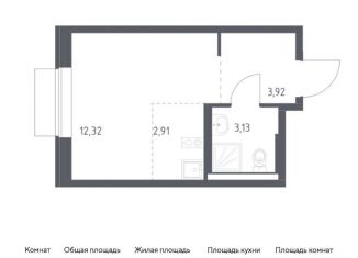 Продается квартира студия, 22.3 м2, поселение Кокошкино