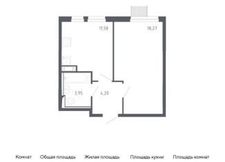 Продам 1-ком. квартиру, 38 м2, Москва, жилой комплекс Молжаниново, к1, метро Пятницкое шоссе