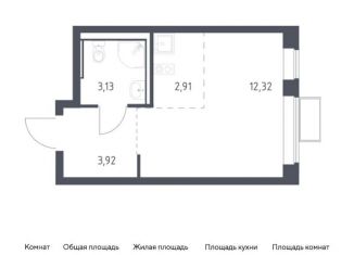 Квартира на продажу студия, 22.3 м2, городской округ Красногорск