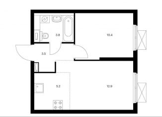 Продается 2-ком. квартира, 35.8 м2, Балашиха, ЖК Измайловский Лес