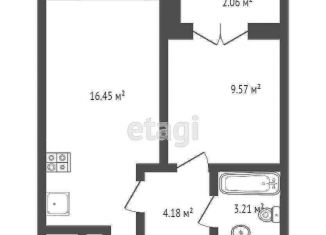 Продажа 1-комнатной квартиры, 35.4 м2, деревня Раздоры, жилой комплекс Спутник, к16