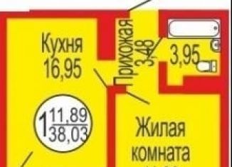 Продажа однокомнатной квартиры, 38.5 м2, Оренбург, ЖК Дубки