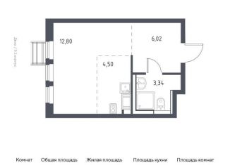 Квартира на продажу студия, 26.7 м2, Ленинский городской округ, ЖК Горки Парк, жилой комплекс Горки Парк, к5.2