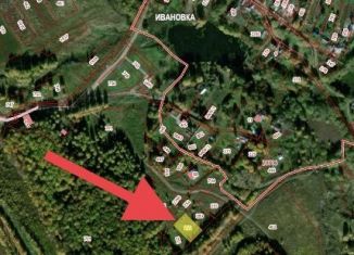 Продам земельный участок, 12 сот., деревня Ивановка, Фруктовая улица