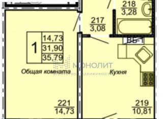 1-ком. квартира на продажу, 39.7 м2, Нижний Новгород, микрорайон Лесной Городок