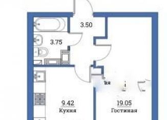 Продажа 1-комнатной квартиры, 35.6 м2, Мурино, Екатерининская улица, 17, ЖК Урбанист