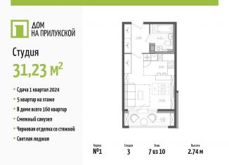 Продаю квартиру студию, 31.2 м2, Санкт-Петербург, Прилукская улица, 28, метро Обводный канал