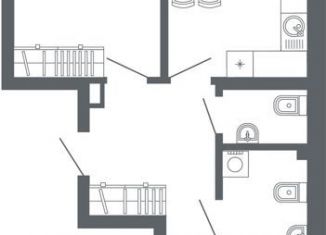 Продажа 2-ком. квартиры, 77.4 м2, Екатеринбург, метро Геологическая