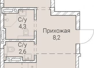Продается 1-комнатная квартира, 68.5 м2, Новосибирск, Овражная улица, 2А, метро Заельцовская