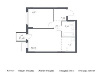 Продаю 1-комнатную квартиру, 41 м2, Московская область, жилой комплекс Мытищи Парк, к5