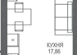 Продажа квартиры студии, 25.4 м2, поселок Семидворье