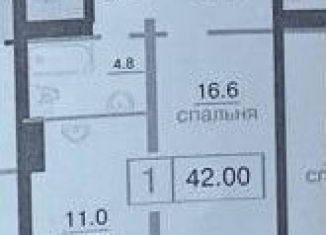 1-комнатная квартира на продажу, 41.9 м2, Красноярск, Железнодорожный район
