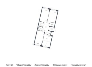 Продам трехкомнатную квартиру, 78 м2, село Лайково