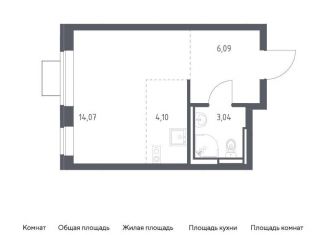 Продажа квартиры студии, 27.3 м2, Московская область