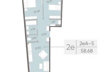 Продажа 2-ком. квартиры, 58.7 м2, Санкт-Петербург, метро Приморская
