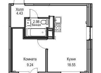 Продам 2-комнатную квартиру, 36 м2, Санкт-Петербург, Ивинская улица, 11, метро Беговая