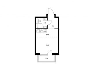 Продаю квартиру студию, 23 м2, Москва, Берёзовая аллея, 17к2, ЖК Грин Парк