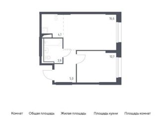 Продаю 2-комнатную квартиру, 40.3 м2, Москва, жилой комплекс Молжаниново, к1
