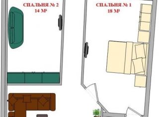 3-комнатная квартира в аренду, 98 м2, Геленджик, Крымская улица, 3к4