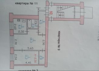 Продажа 2-ком. квартиры, 45.3 м2, поселок городского типа Малышева, Советская улица