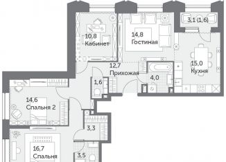 4-ком. квартира на продажу, 98.6 м2, Москва, район Ростокино