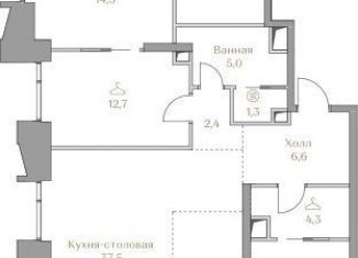 Продается 2-комнатная квартира, 101.8 м2, Москва, метро Воробьёвы горы
