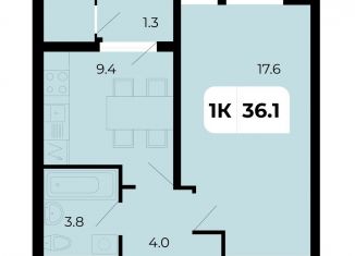 Продается 1-ком. квартира, 36.1 м2, Ростовская область, улица Венеры, 19/2