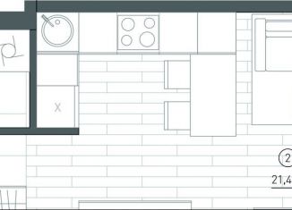 Продам квартиру студию, 24.7 м2, Москва, улица Академика Королёва, вл13, Останкинский район