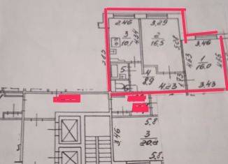 Продается 2-комнатная квартира, 55.1 м2, Санкт-Петербург, Рыбацкий проспект, 43к1, метро Рыбацкое