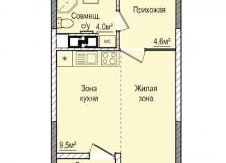 Продам квартиру студию, 28.7 м2, Ижевск, Индустриальный район