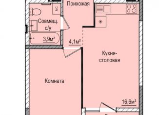Продаю однокомнатную квартиру, 37.1 м2, Ижевск, ЖК Покровский