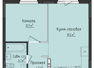 1-ком. квартира на продажу, 38.8 м2, село Первомайский