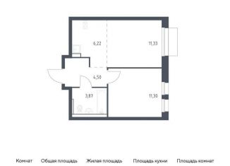 Продажа 1-ком. квартиры, 37.2 м2, Балашиха, жилой комплекс Квартал Авиаторов, к8