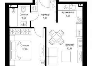 Продажа 1-комнатной квартиры, 39.6 м2, Москва, САО