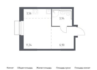 Продам квартиру студию, 25.7 м2, Красногорск, жилой комплекс Квартал Строгино, к2